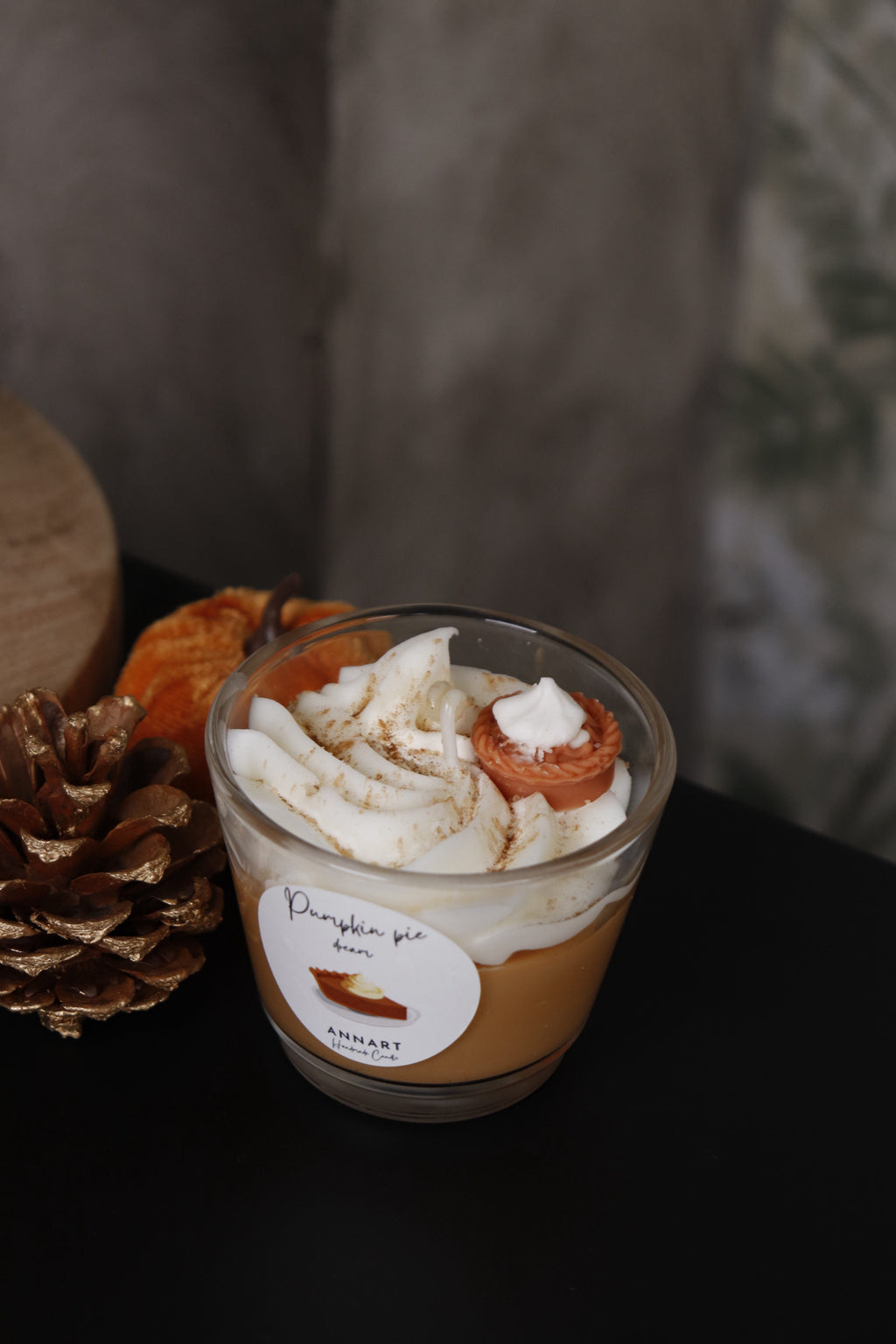 Mini Pumpkin Pie Candle