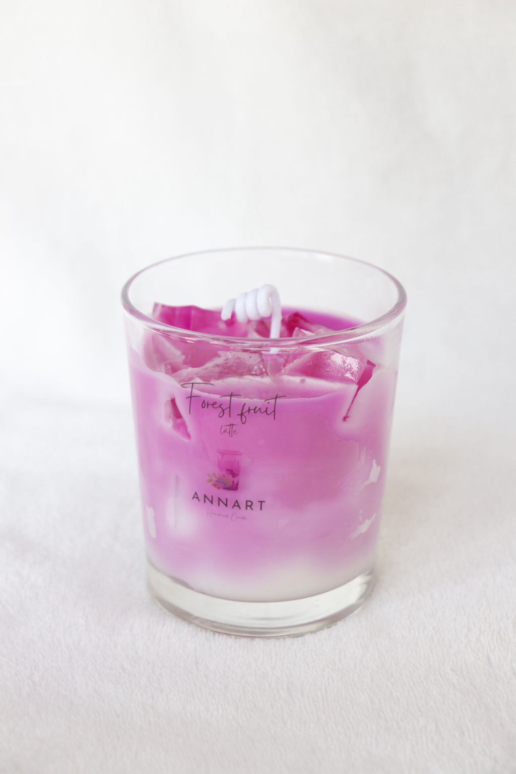Forest fruit latte gyertya