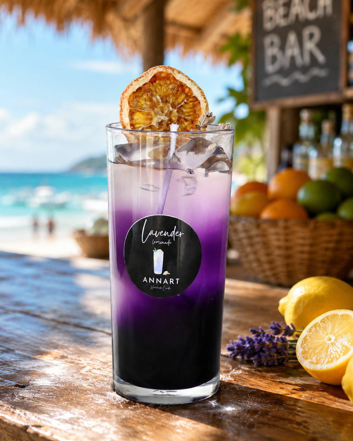 Lavender lemonade gyertya
