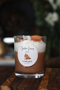 Golden Leaves Candle