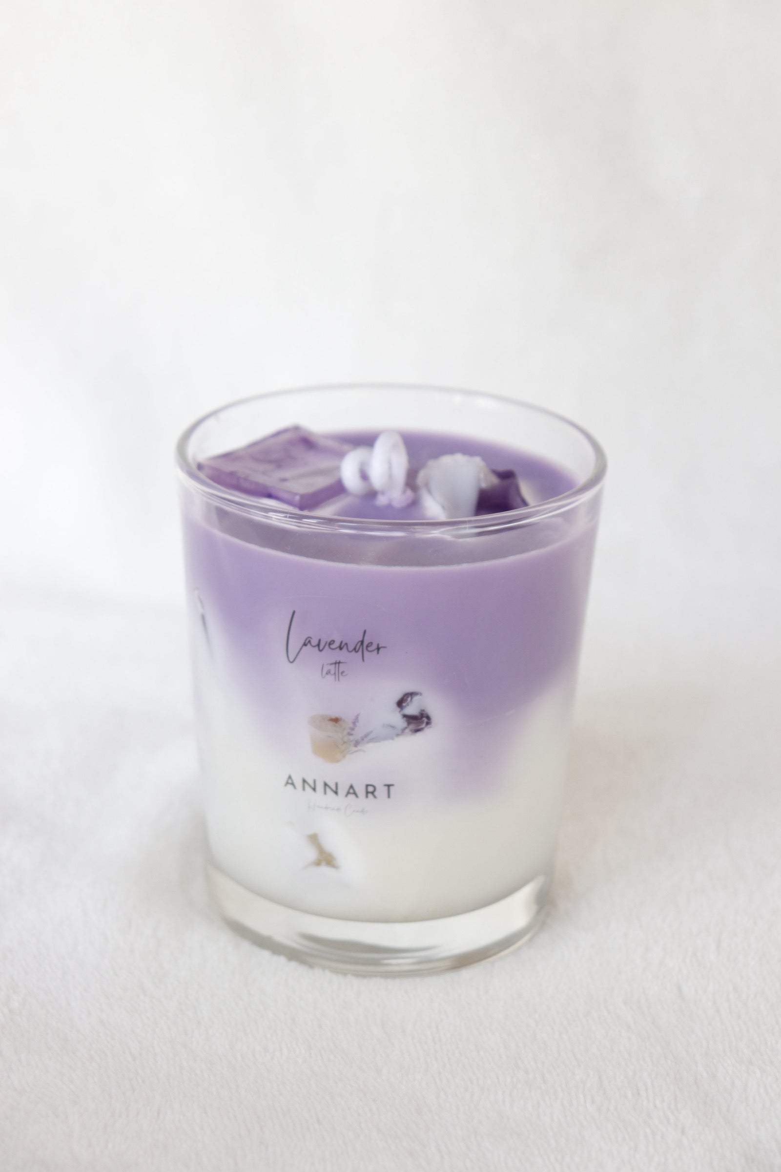 Lavender latte gyertya