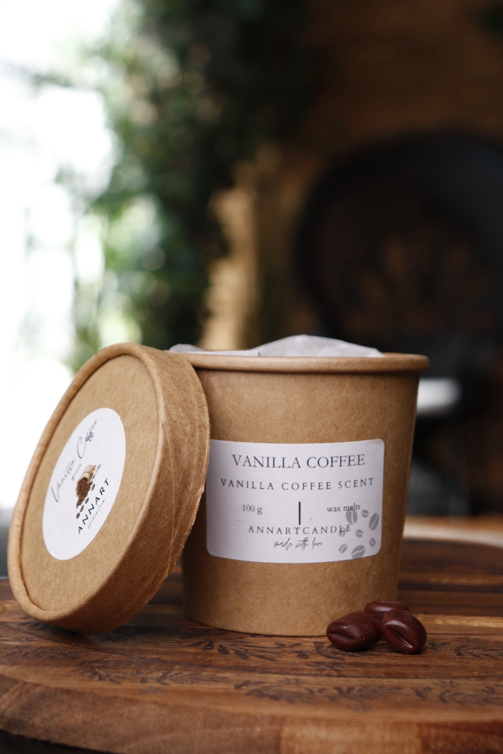 Vanilla coffee wax melt