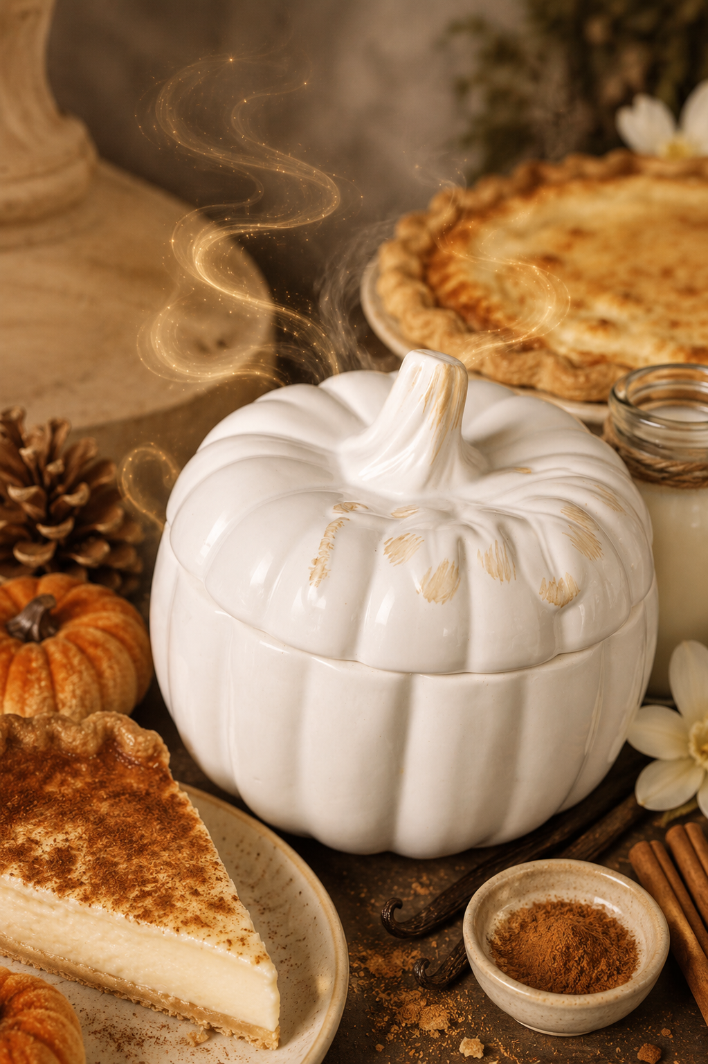 Golden pumpkin gyertya - LIMITÁLT DARABSZÁM