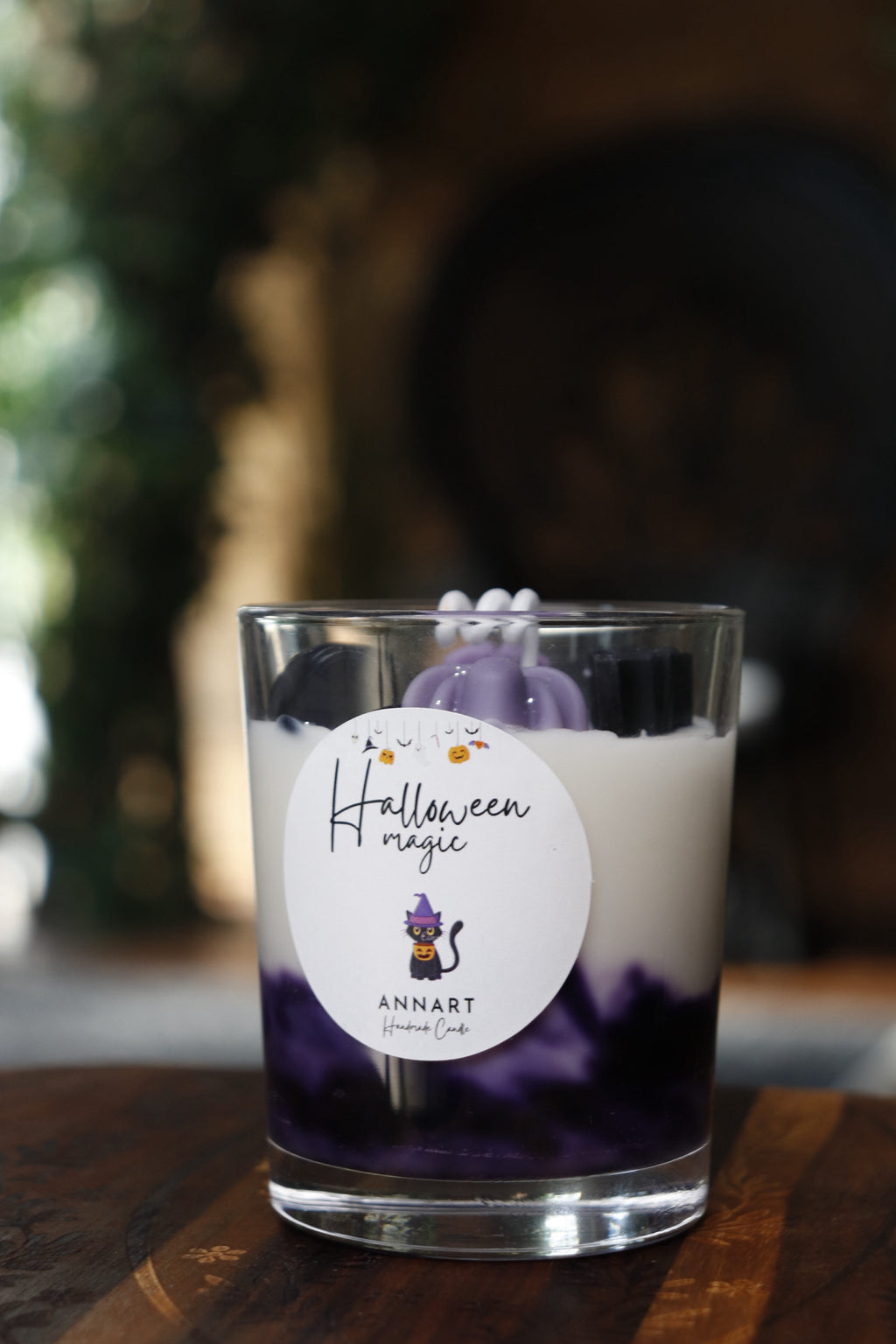 Halloween magic candle
