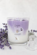Lavender latte gyertya