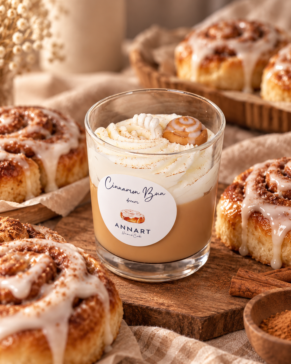 Cinnamon Bun Traumkerze