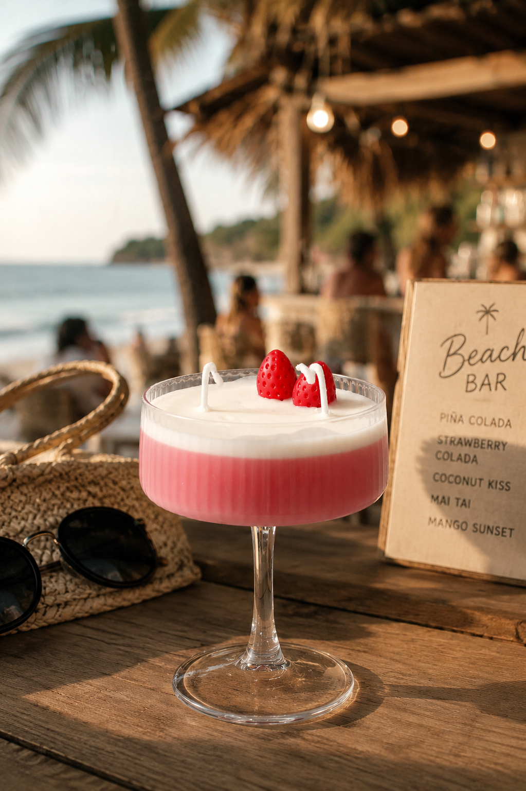 Strawberry colada gyertya